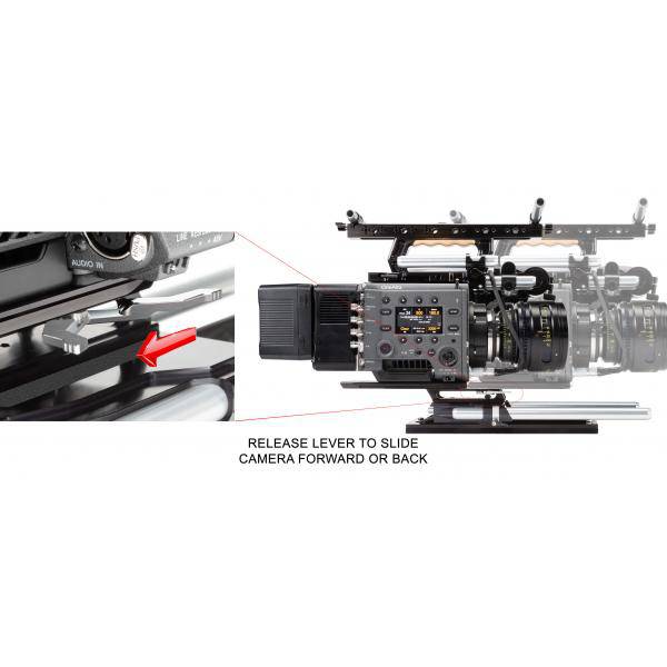 SHAPE Sony Burano & Venice 19 mm Sliding Baseplate Baseplate SHAPE wlb