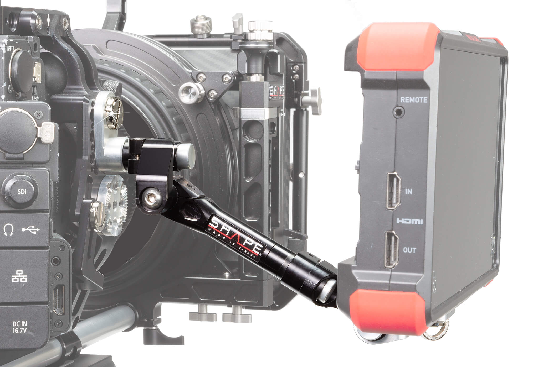 SHAPE 4 axis Push-Button arm 3/8-16 Arm SHAPE wlb