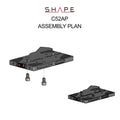 SHAPE Canon C500 MKII/C300 MKIII Adapter Plate Baseplate SHAPE wlb