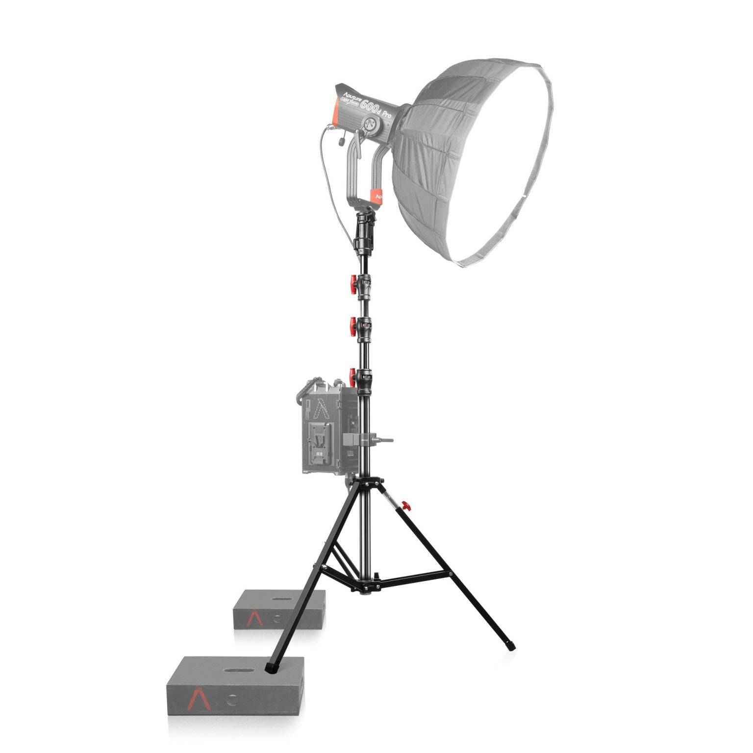 SHAPE Aluminum Combo Triple Riser Stand 14'7" Light Stand SHAPE wlb