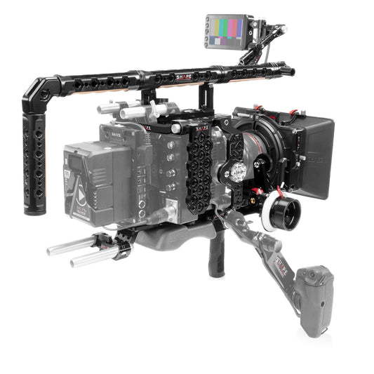SHAPE Canon C400 Baseplate, Cage, Top Handle,VF, 4X5.6 Matte Box, Follow Focus Pro Camera Rig SHAPE wlb