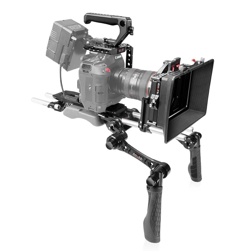 SHAPE Canon EOS C80 Baseplate Kit with Matte Box, Follow Focus Baseplate SHAPE wlb