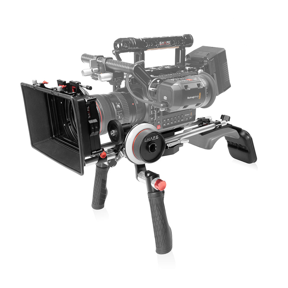 SHAPE Blackmagic PYXIS 6K Shoulder Mount System with Matte Box & Follow Focus Kit - SHAPE wlb
