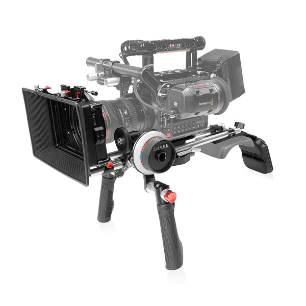 SHAPE Blackmagic PYXIS 6K Shoulder Mount System with Matte Box SHAPE Blackmagic PYXIS 6K Shoulder Mount System with Matte Box