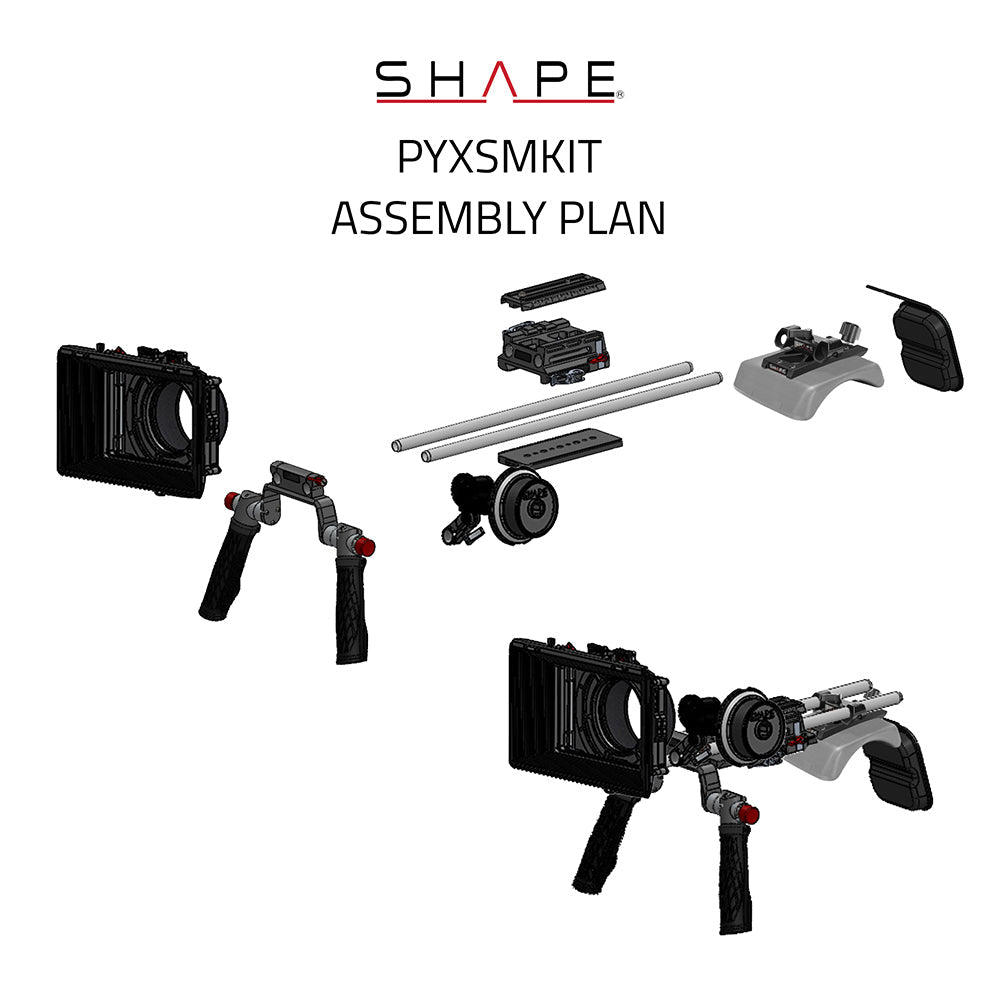 SHAPE Blackmagic PYXIS 6K Shoulder Mount System with Matte Box