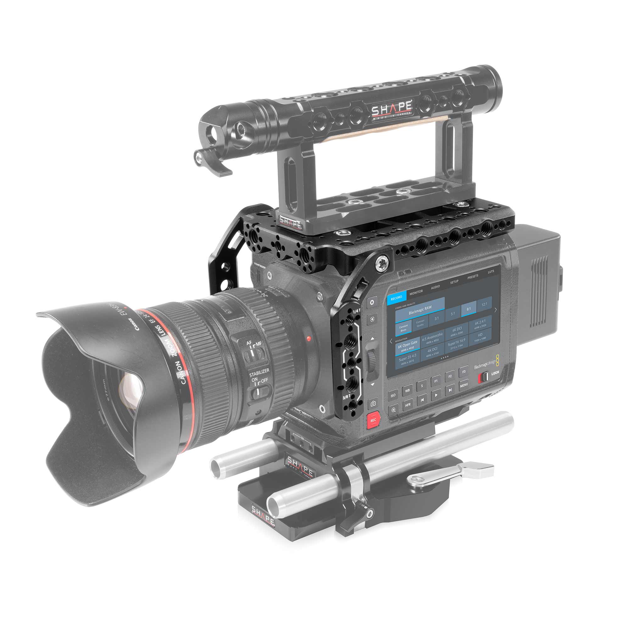 Pyxis Camera Rig Blackmagic PYXIS 6K Accessories | SHAPE Cages, Rigs & Mounts – SHAPE wlb