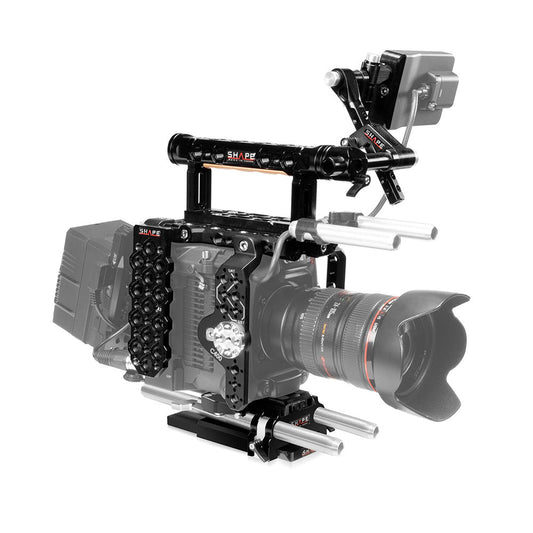 SHAPE Canon C400 Cage Handle EVF Mount Camera Rig SHAPE wlb