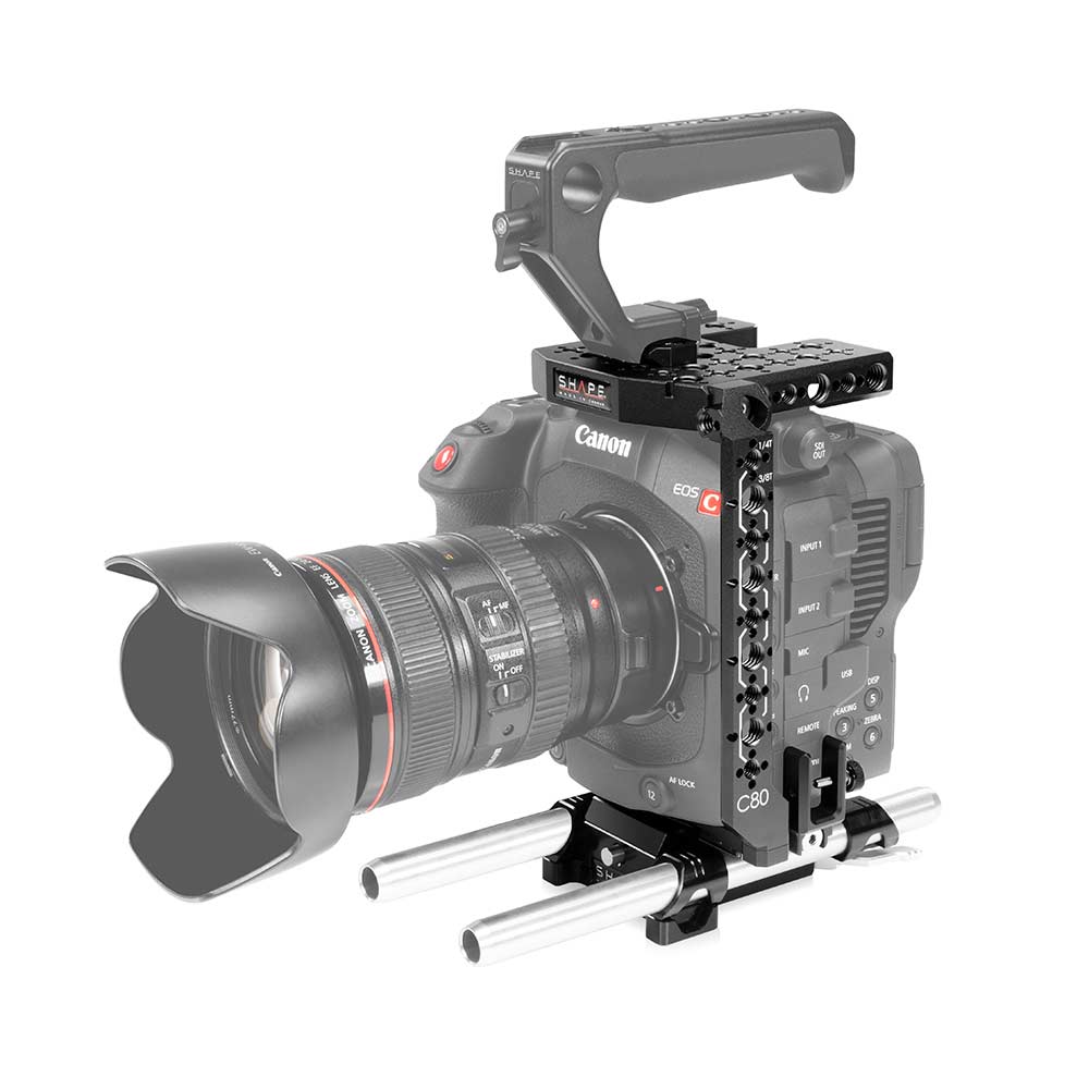 SHAPE Canon EOS C80 Cage with 15mm LWS Base Camera Cage SHAPE wlb