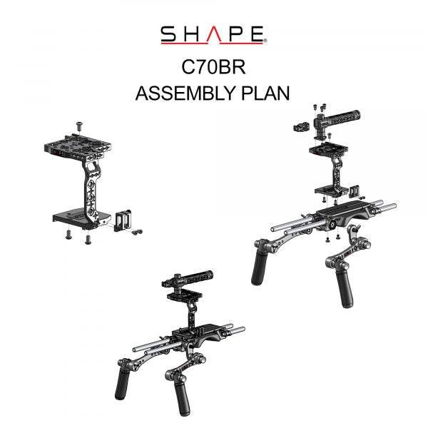 SHAPE Canon C70 Camera Bundle Rig Camera Rig SHAPE wlb