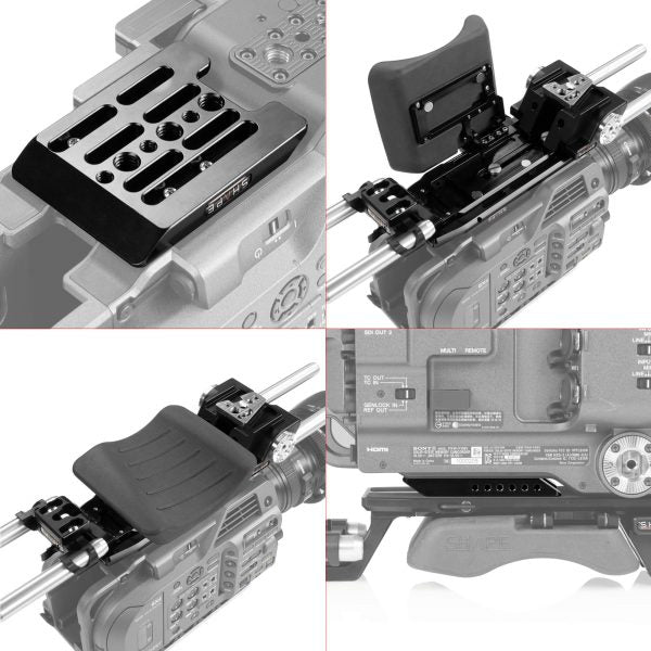 SHAPE Sony FX9 Camera Bundle Rig Camera Rig SHAPE wlb