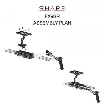 SHAPE Sony FX9 Camera Bundle Rig Camera Rig SHAPE wlb