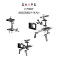 SHAPE Canon C70 Camera Bundle Rig Kit Camera Rig SHAPE wlb