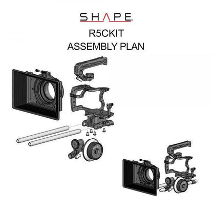SHAPE Canon R5C/R5/R6 Camera Bundle Rig Kit Camera Rig SHAPE wlb