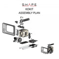 SHAPE RED® KOMODO™ & KOMODO™ 6K Production Pack Camera Bundle Rig Kit Camera Rig SHAPE wlb