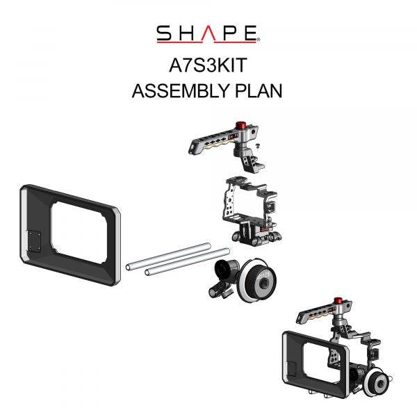 SHAPE Sony A7S III/A7 IV/A7R V Camera Bundle Rig Kit Camera Rig SHAPE wlb