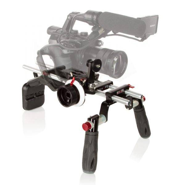 SHAPE Camera Bundle Rig with Follow Focus Pro for Sony FS5/FS5 II Camera Rig SHAPE wlb   