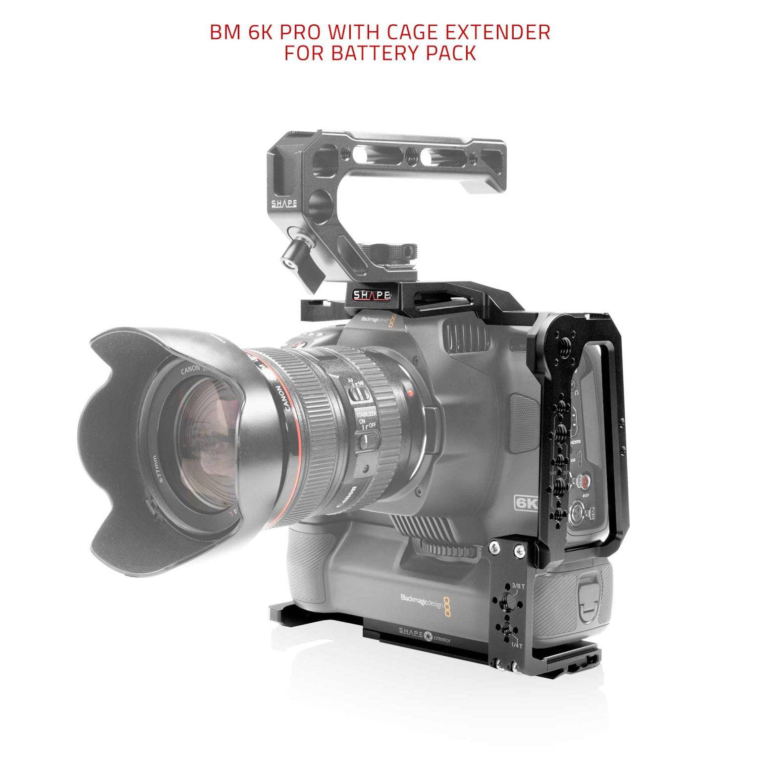 SHAPE Blackmagic Cinema Camera 6K/6K PRO/6K G2 Camera Cage Camera Cage SHAPE wlb