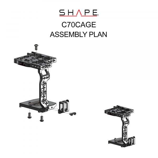 SHAPE Canon C70 Camera Cage Camera Cage SHAPE wlb