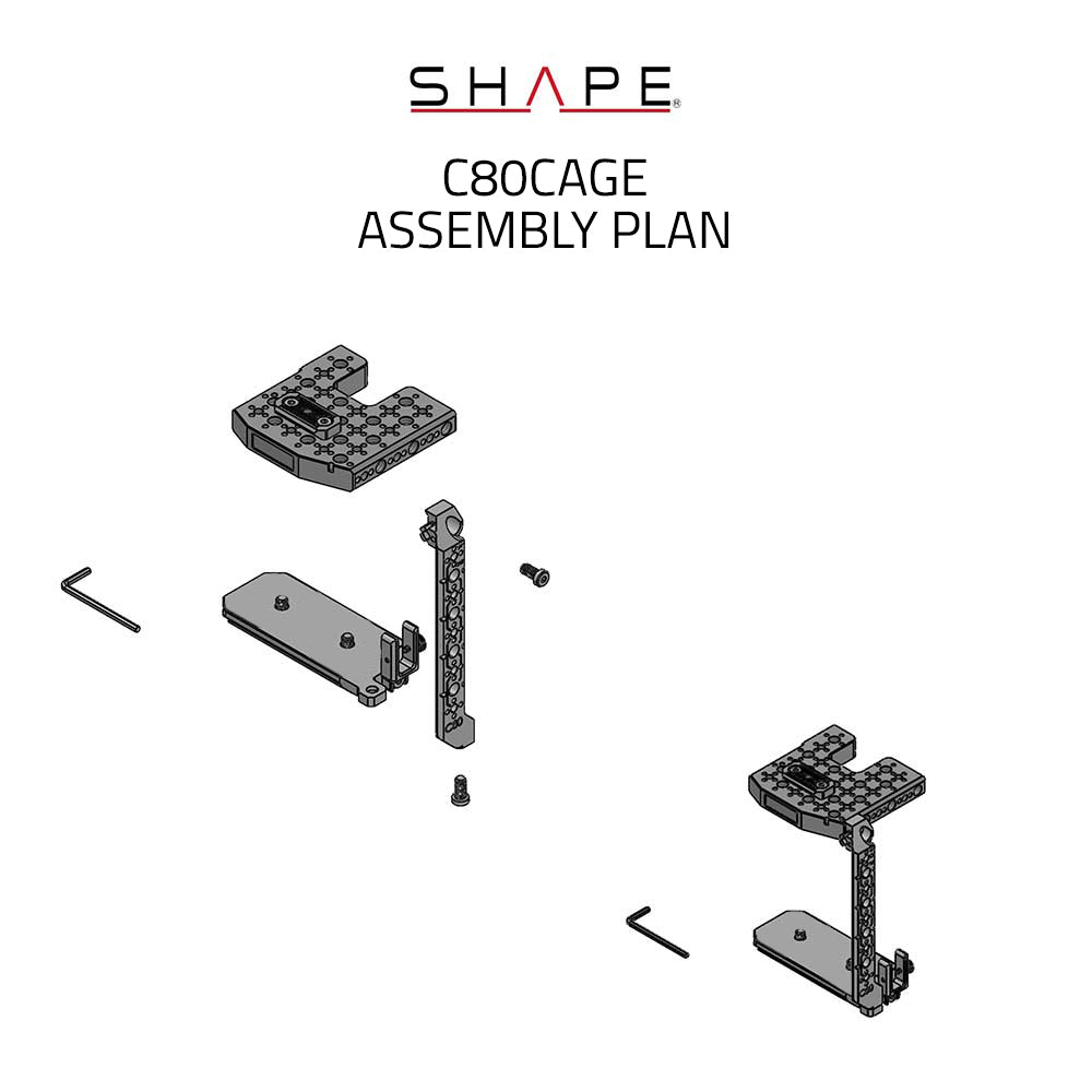 SHAPE Canon EOS C80 Camera Cage Camera Cage SHAPE wlb