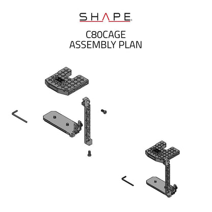 SHAPE Canon EOS C80 Camera Cage Camera Cage SHAPE wlb