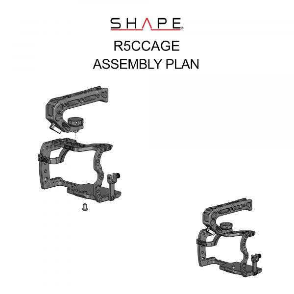 SHAPE Canon R5C/R5/R6 Camera Cage Camera Cage SHAPE wlb