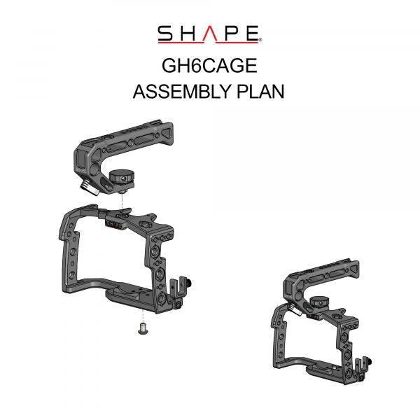 SHAPE Panasonic Lumix GH6 Camera Cage Camera Cage SHAPE wlb