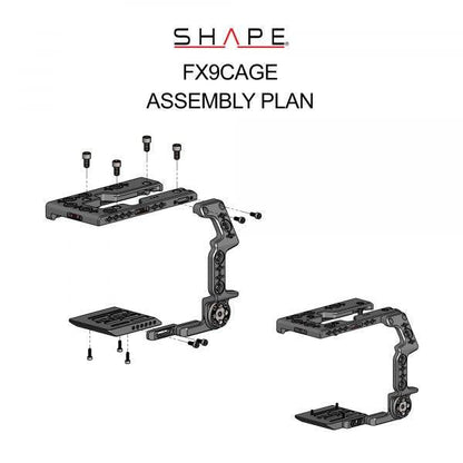 SHAPE Sony FX9 Camera Cage Camera Cage SHAPE wlb