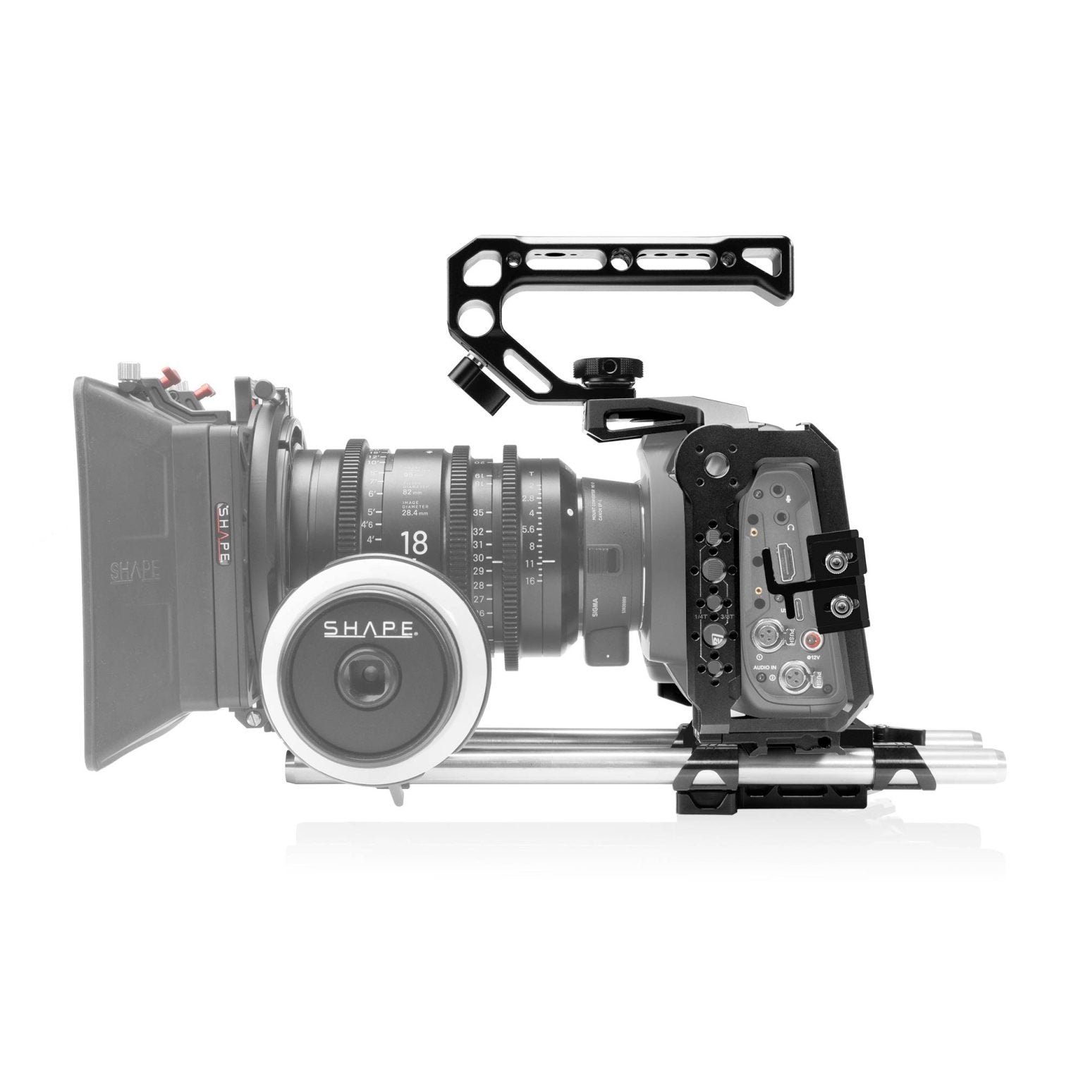 SHAPE Blackmagic Cinema Camera 6K/6K PRO/6K G2 Camera Cage, Top Handle and Rod Bloc System Camera Cage SHAPE wlb