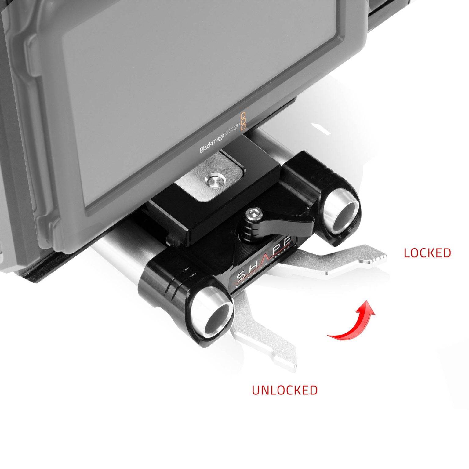 SHAPE Blackmagic Cinema Camera 6K/6K PRO/6K G2 Camera Cage, Top Handle and Rod Bloc System Camera Cage SHAPE wlb