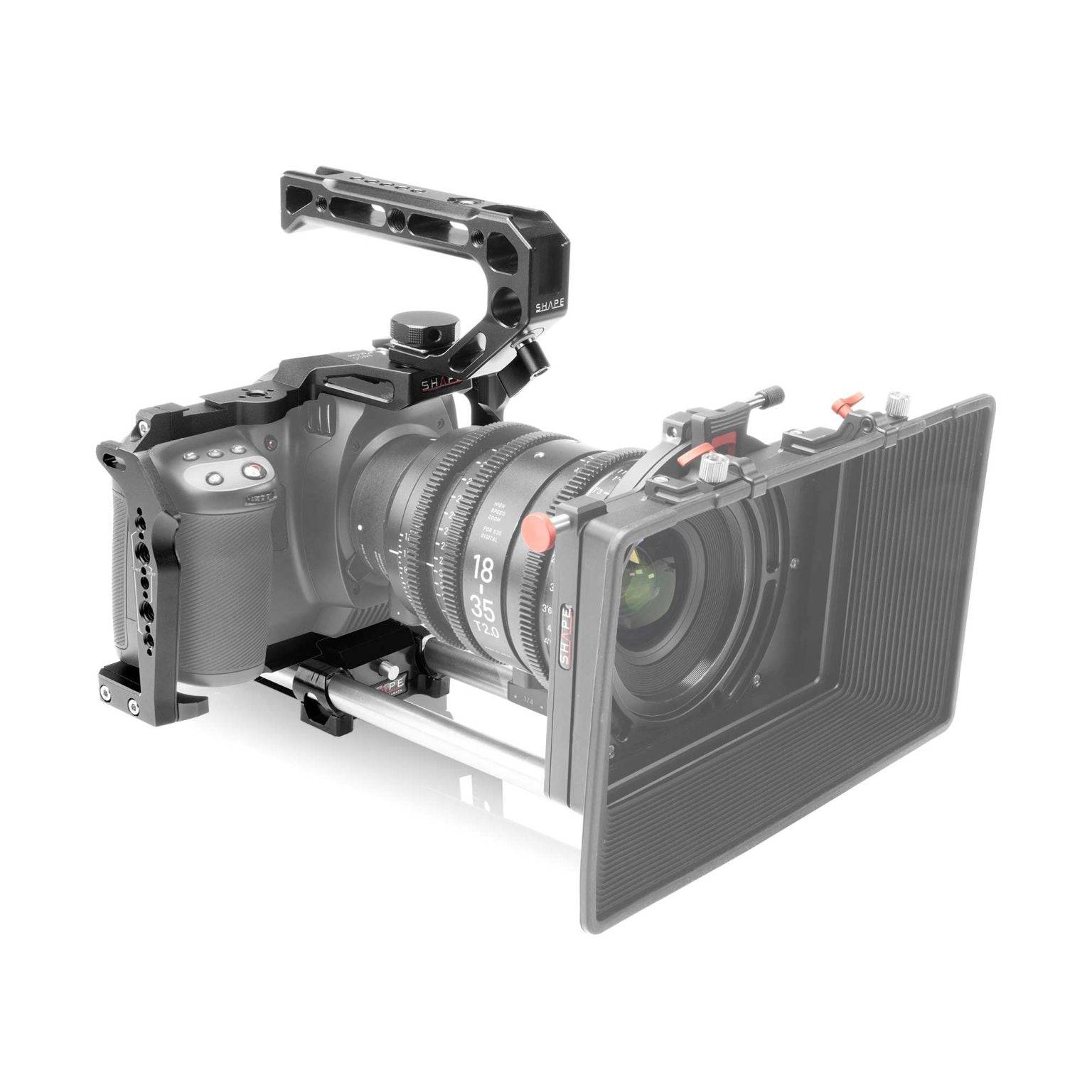 SHAPE Blackmagic Cinema Camera 6K/6K PRO/6K G2 Camera Cage, Top Handle and Rod Bloc System Camera Cage SHAPE wlb