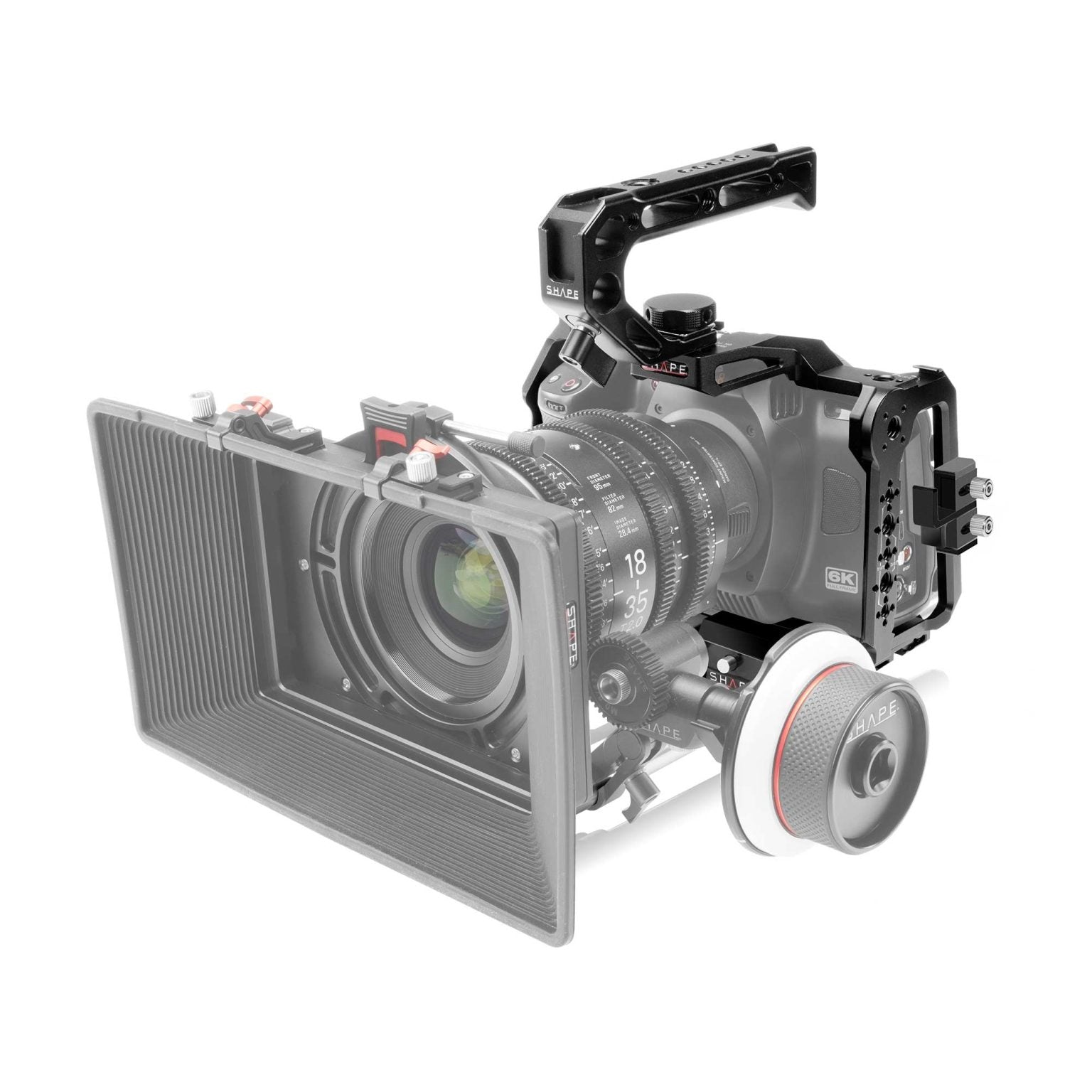 SHAPE Blackmagic Cinema Camera 6K/6K PRO/6K G2 Camera Cage, Top Handle and Rod Bloc System Camera Cage SHAPE wlb