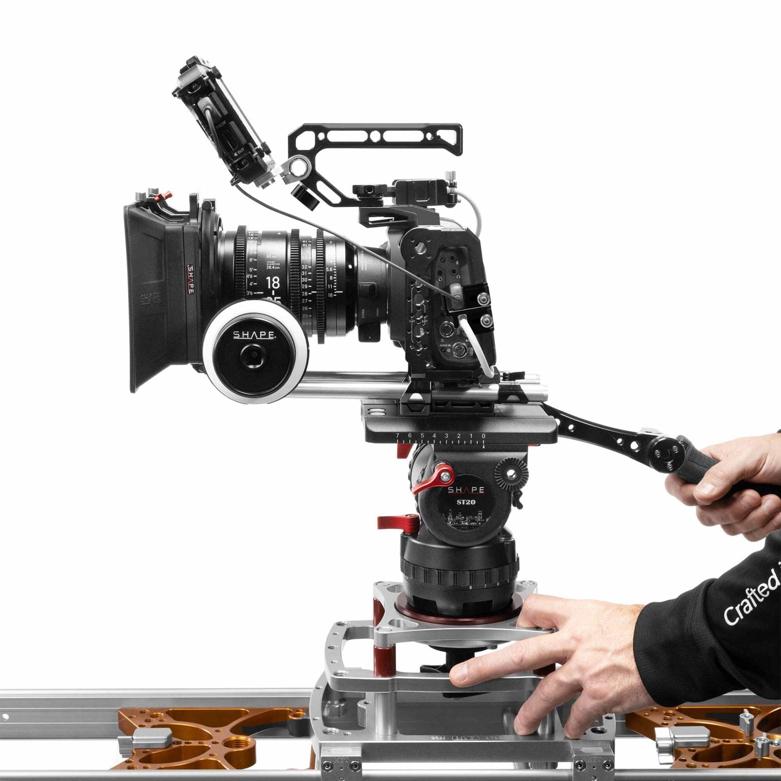 SHAPE Blackmagic Cinema Camera 6K/6K PRO/6K G2 Camera Cage, Top Handle and Rod Bloc System Camera Cage SHAPE wlb