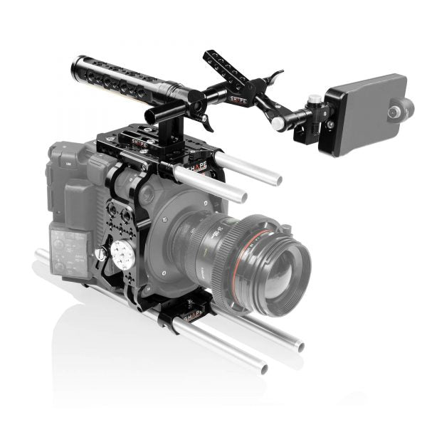 SHAPE Canon C500 MKII/C300 MKIII Camera Cage, Top Handle, Rod Bloc System and View Finder Mount Camera Cage SHAPE wlb
