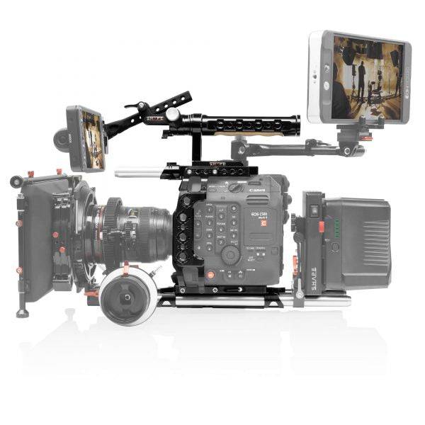 SHAPE Canon C500 MKII/C300 MKIII Camera Cage, Top Handle, Rod Bloc System and View Finder Mount Camera Cage SHAPE wlb