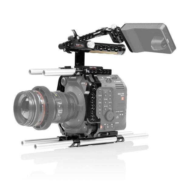 SHAPE Canon C500 MKII/C300 MKIII Camera Cage, Top Handle, Rod Bloc System and View Finder Mount Camera Cage SHAPE wlb