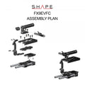 SHAPE Camera Cage, Top Handle, Rod Bloc System and View Finder Mount for Sony FX9 Camera Cage SHAPE wlb   