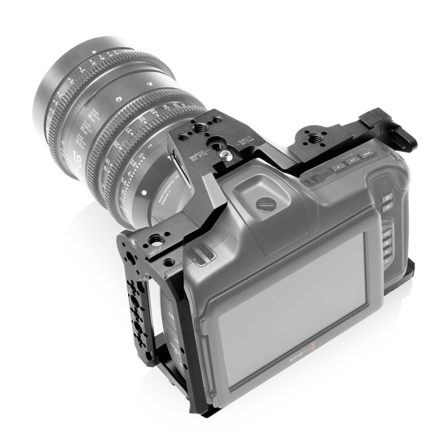 SHAPE Camera Cage with Top Handle for Blackmagic Cinema Camera 6K/6K PRO/6K G2 Camera Cage SHAPE wlb   