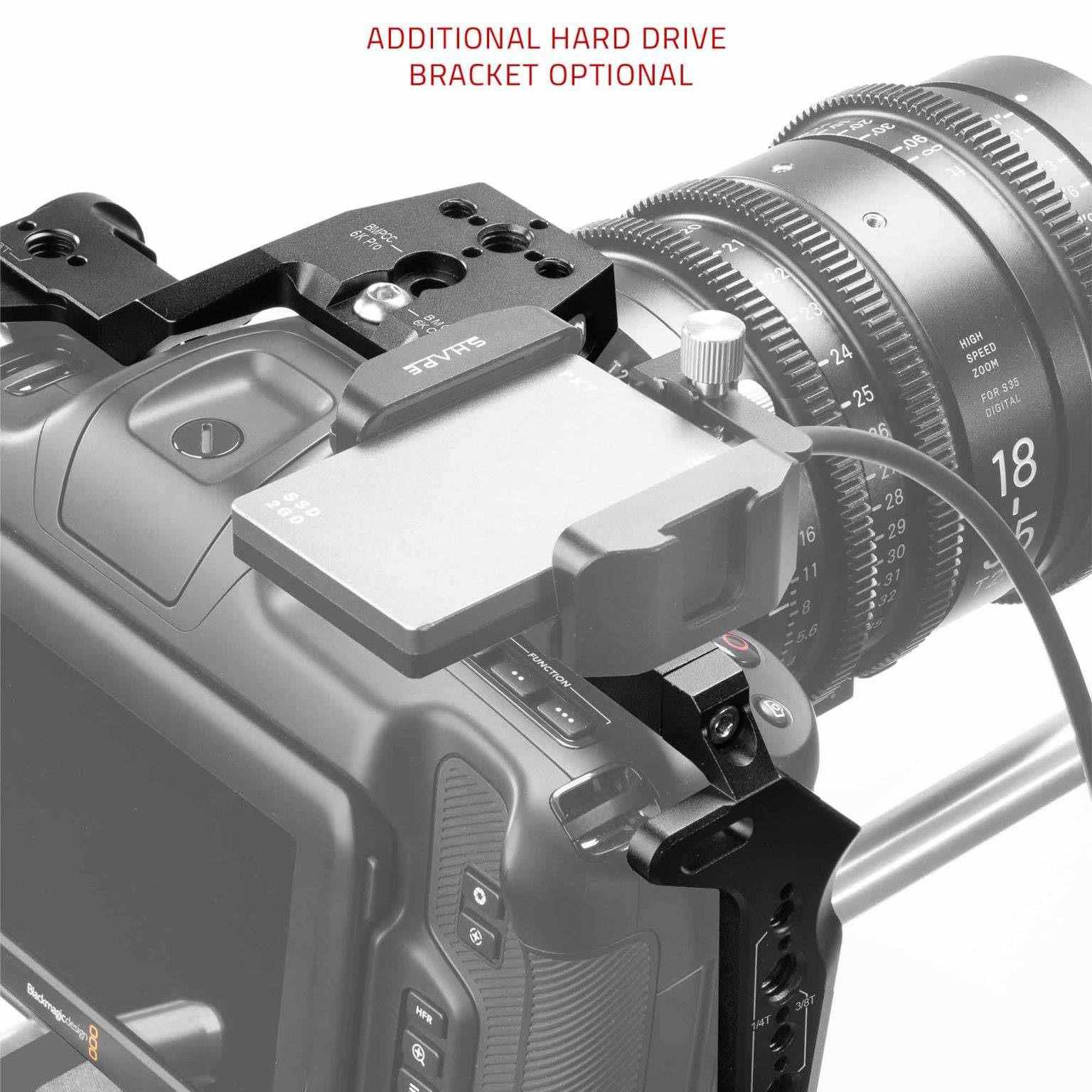 SHAPE Blackmagic Cinema Camera 6K/6K PRO/6K G2 Camera Cage with Top Handle Camera Cage SHAPE wlb