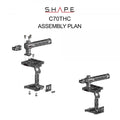 SHAPE Canon C70 Camera Cage with Top Handle Camera Cage SHAPE wlb