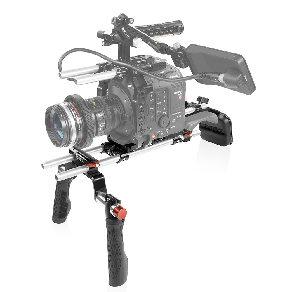 SHAPE Canon C500 MKII/C300 MKIII Offset Shoulder Mount Rig Shoulder Mount Rig SHAPE wlb
