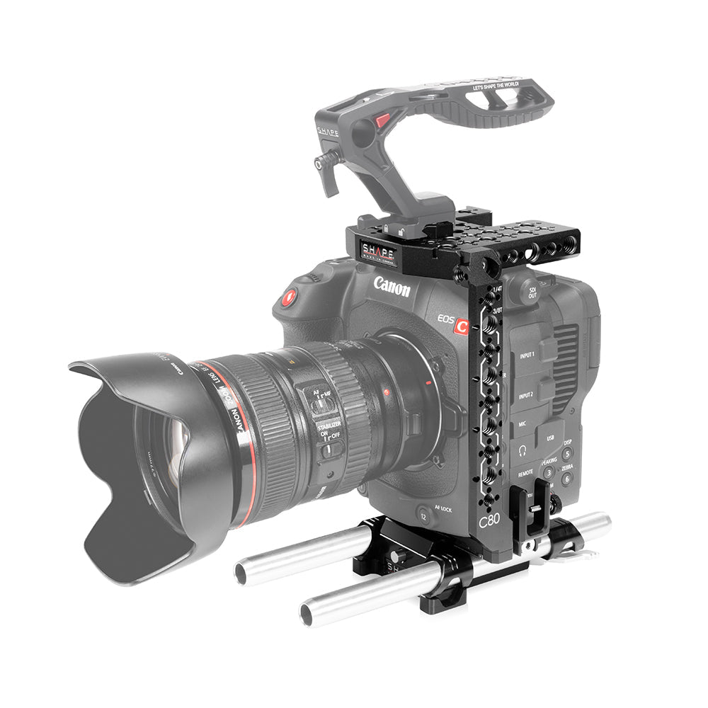 SHAPE Canon EOS C80 Cage with 15mm LWS Base Camera Cage SHAPE wlb