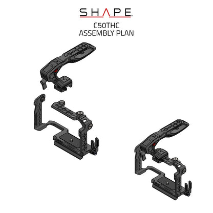 SHAPE Creator Camera Cage Kit for Canon C50 Camera Cage SHAPE wlb