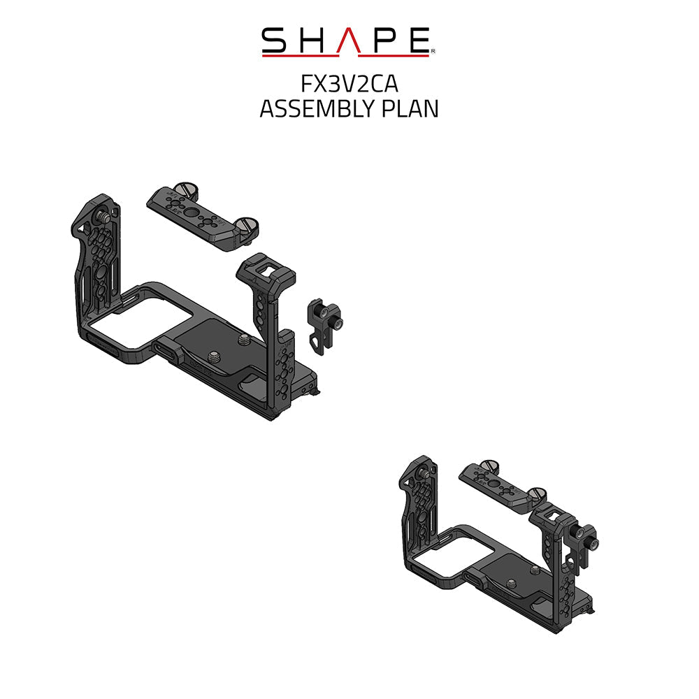 SHAPE Creator Camera Cage V2 For SONY FX3 & FX30 Camera Cage SHAPE wlb