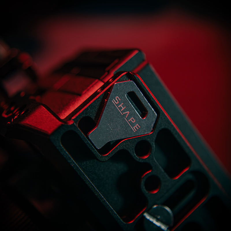 shape-creator-rig sony fx3 fx30 cnc machined aluminum camera cage detail