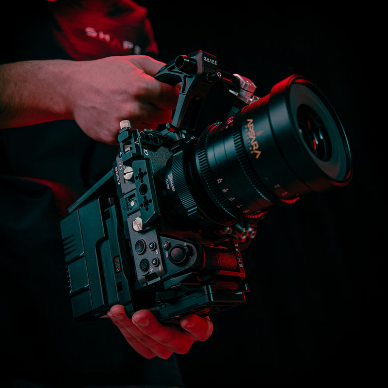 shape-creator-rig sony fx3 fx30 professional handheld cinema camera cage with top handle