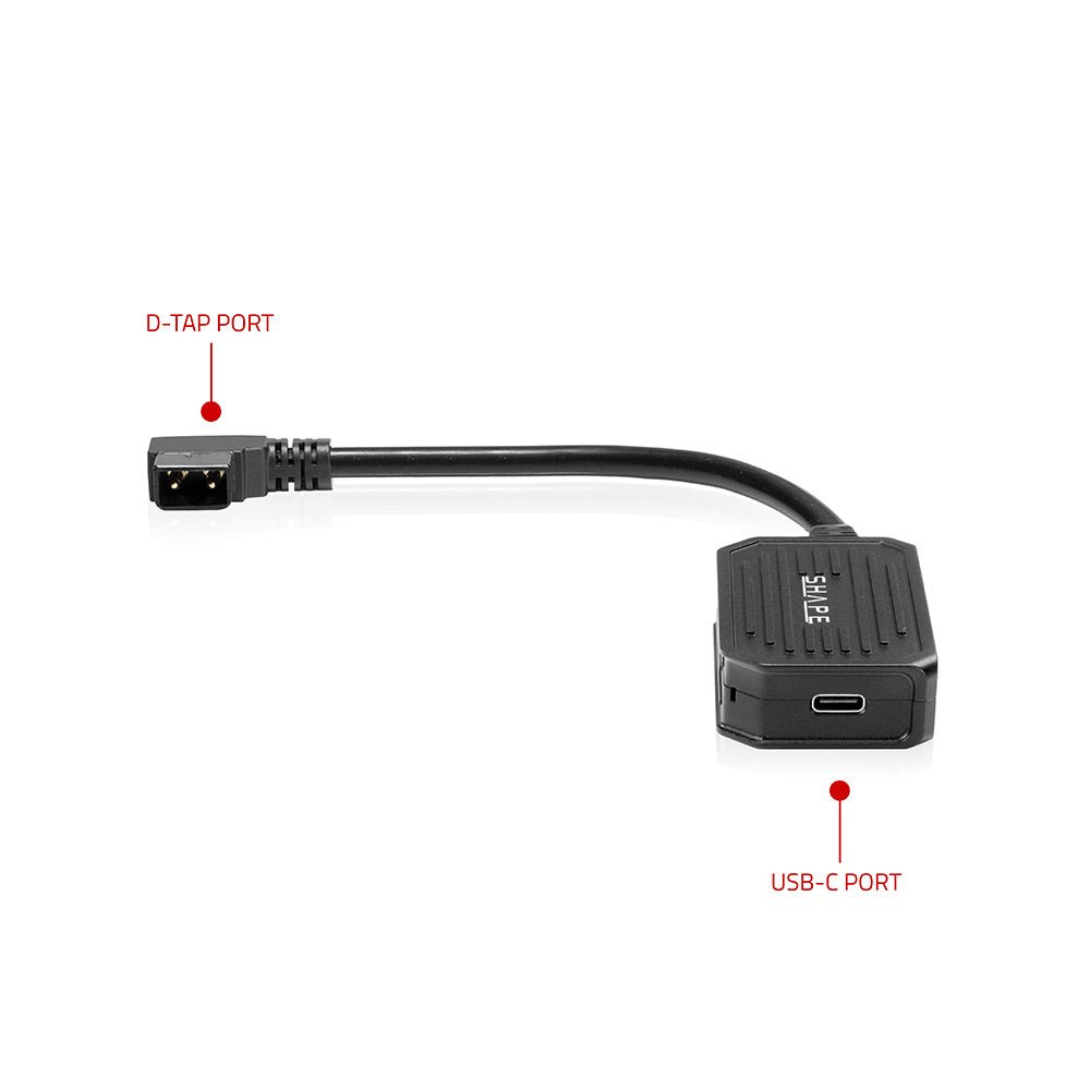 SHAPE D-Tap to USB-C Bi-Directional Charging Adapter 100W Cable SHAPE wlb