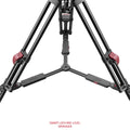SHAPE FOCUS 18 Fluid Head with Red Lock Legs Mid-Level Spreader Tripod SHAPE wlb
