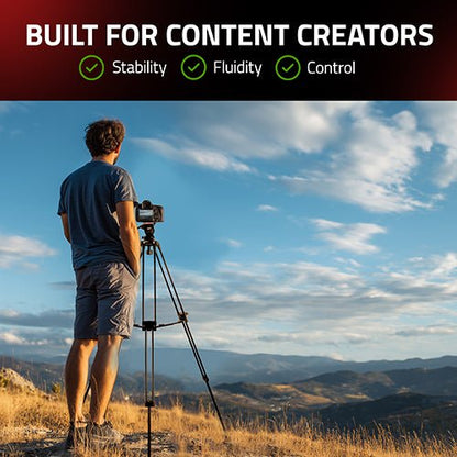 SHAPE Freelance Heavy-Duty Tripod with Fluid Head Tripod SHAPE wlb