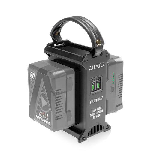 SHAPE FULL PLAY Dual Gold Mount 100W Fast Charger with LCD Battery Charger SHAPE wlb