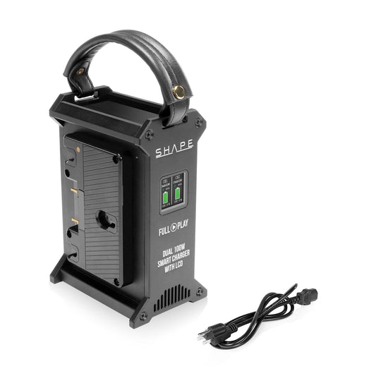SHAPE FULL PLAY Dual Gold Mount 100W Fast Charger with LCD Battery Charger SHAPE wlb